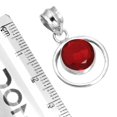 thumbnail image 2 of Ruby Simulated Women Jewelry 925 Sterling Silver Pendant, 2 of 3