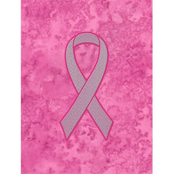 Carolines Treasures AN1205CHF Pink Ribbon For Breast Cancer Awareness Flag Canvas House Size