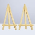 thumbnail image 4 of MasteelfCA 4Pcs Small Tabletop Wood Display Artist A-Frame Easel Photo Frame Bracket Photo Painting Triangle Easel-Big Size, 4 of 7