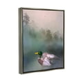 thumbnail image 3 of Stupell Mallard Duck Swimming Woodland Lake Animals & Insects Photography Gray Floater Framed Art Print Wall Art, 3 of 9