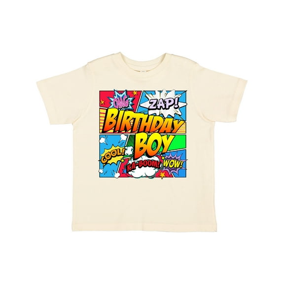 Inktastic Birthday Boy Comic Book Boys Toddler T-Shirt