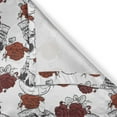 thumbnail image 4 of Ambesonne Halloween Window Valance, Roses Gothic Skull, 54" X 18", Grey, 4 of 5