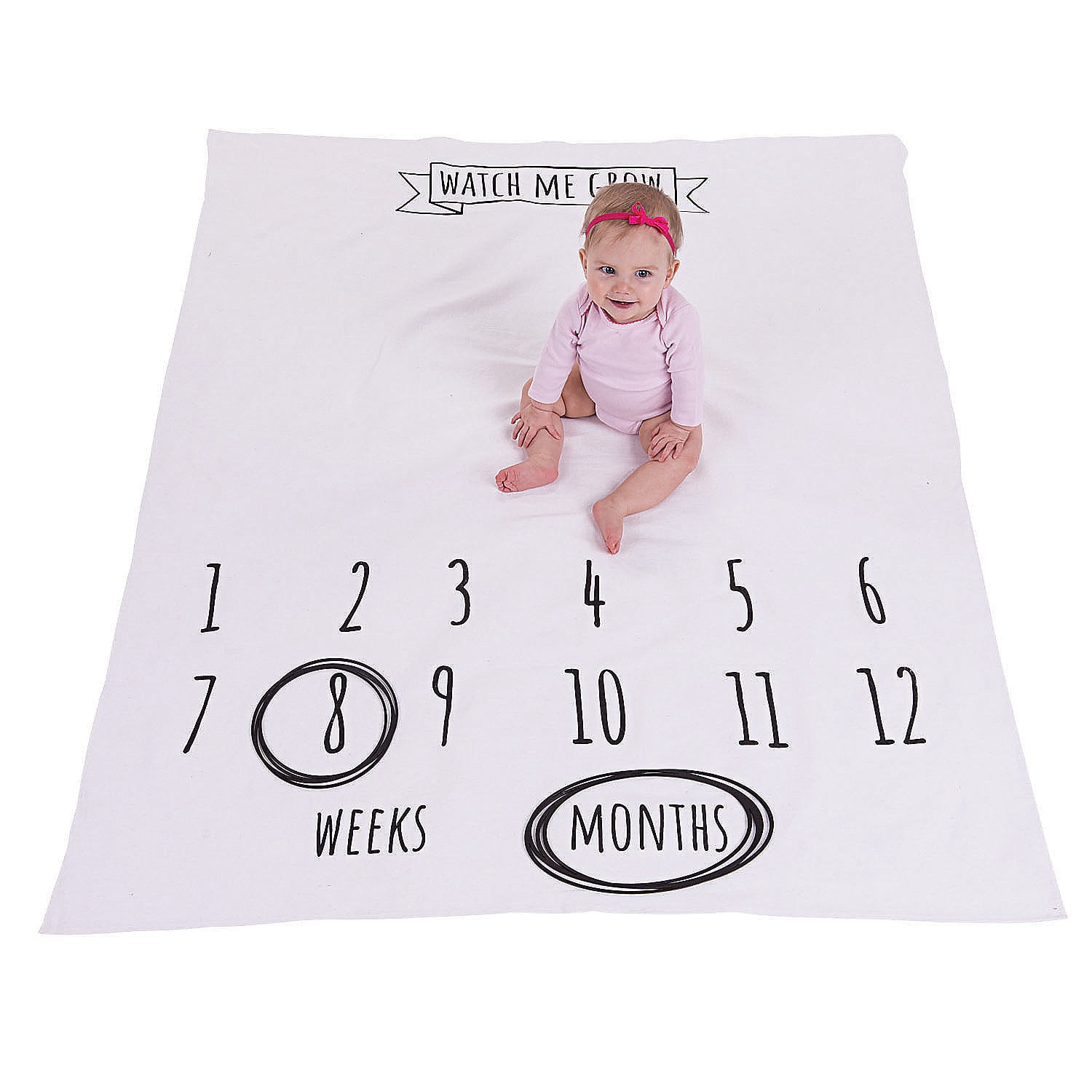 Baby Milestone Blanket Home Decor 3 Pieces
