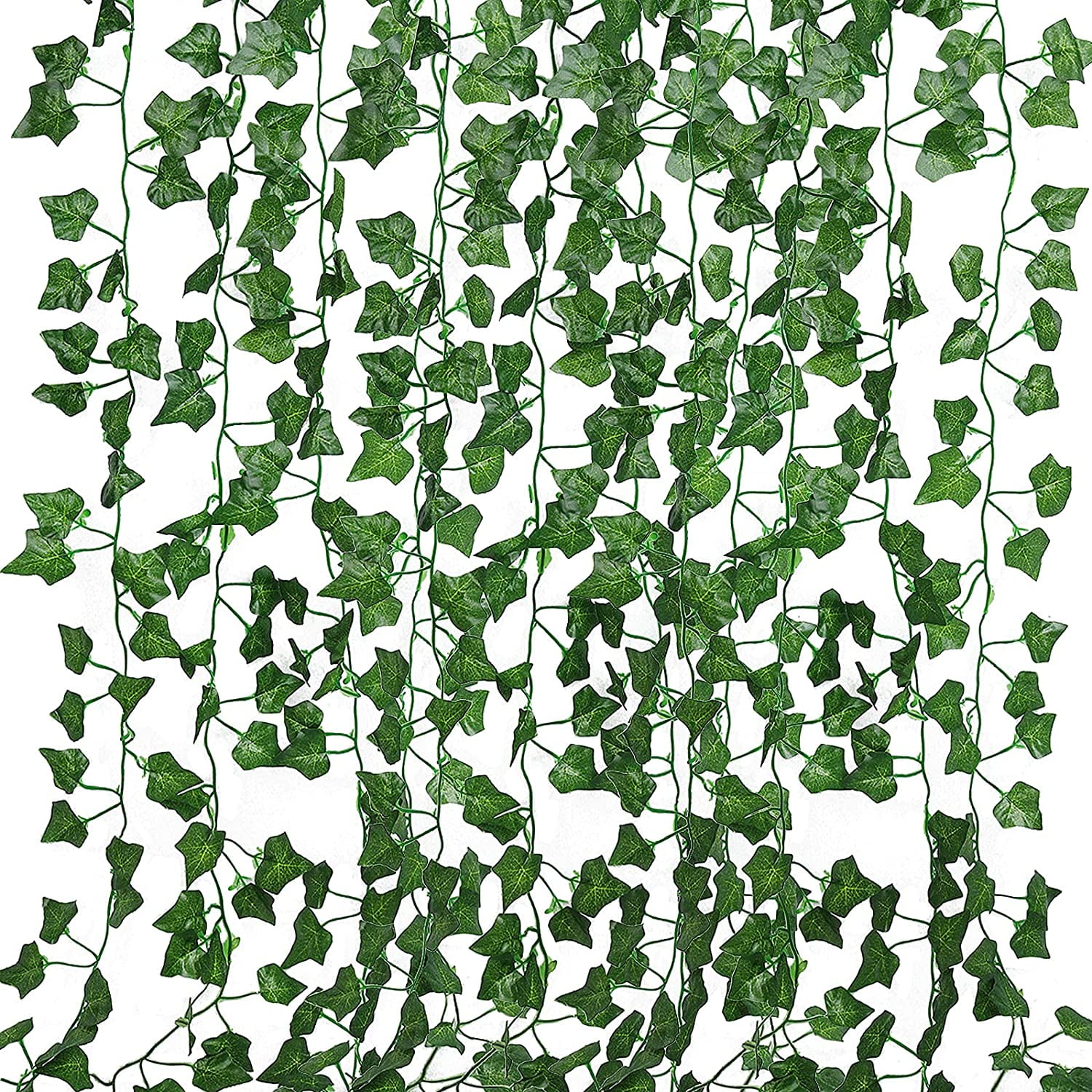 12 Pack 86ft Artificial Ivy Greenery Garland, Fake Vines Hanging Plan –  AOWART