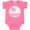 Hot Pink, variant on Inktastic Vero Beach Florida Vacation Boys or Girls Baby Bodysuit