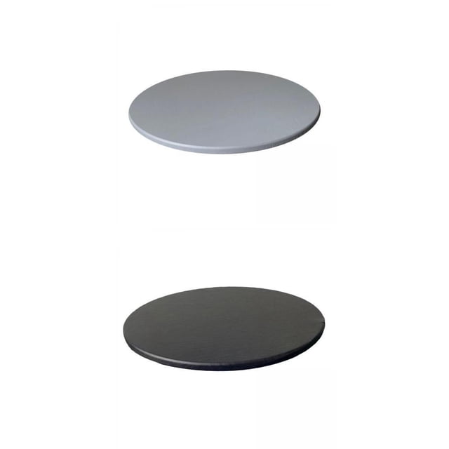2 Uds. Mantel para , Color Sólido, Bordeado, , , Apto para 60cm de Diámetro Baoblaze Mantel redondo de color sólido