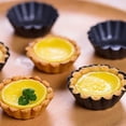 thumbnail image 4 of 12-pack Äggtarteform 7,5 cm Mini Kakform Kolstål Pannkakspanna (Svart), 4 of 5