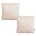 thumbnail image 1 of Cojín Decorativo Zita Cuadrado Grande Set de 2 Beige York, 1 of 4