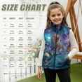thumbnail image 3 of Xoenoiee Galaxy Lion Print Boys Vest Kids Sleeveless Lightweight Jacket Winter Warm Zipper Vest Outdoor Outerwear with Side Pockets, Size 3T, 3 of 7