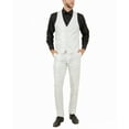 thumbnail image 4 of Mens Suit Two Piece Solid Notch Lapel Set With Free Matching Vest, 4 of 5