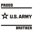 thumbnail image 3 of CafePress - Proud Army Brother Black Baseball Jersey - Cotton Baseball Jersey, 3/4 Raglan Sleeve Shirt, 3 of 4