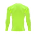 thumbnail image 4 of Fabrcox Muscle Shirts Men Quick Dry Crew Neck Mens Long Sleeve Shirts Slim Fit Breathable Basic Basketball Running Workout Shirts for Men Green XXXL, 4 of 9