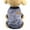Navy, variant on VANLOFE Dog Clothes Coat Warm Two-legged warm puppy dog fight Teddy wool cat sweater pet clothes