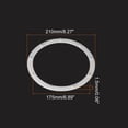 thumbnail image 2 of Soporte giratorio Uxcell de 8" con bola de acero Lazy Susan 0.06x6.89" Blanco 4 piezas, 2 of 5