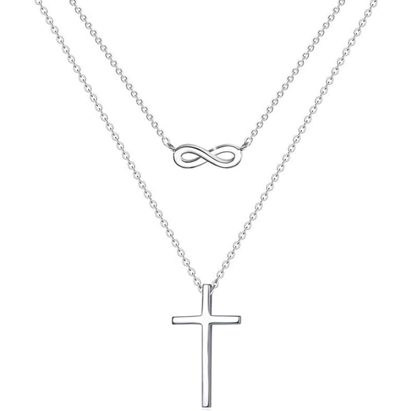 Small Cross Pendant Necklace For Women Simple Cross Necklaces Mothers Day Birthday Gifts For Women[o2070]
