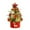 Red, variant on Zhourta Mini Christmas Tree with lights set Faux Christmas Tree Ornament Small Desktop Decoration Living Room Bedroom Holiday Party Decoration