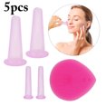 thumbnail image 1 of 4PCS Silicone Cupping Professional Face & Eye Therapy Cup with Facial Brush, 1 of 10