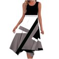 thumbnail image 2 of Maxi Summer Dresses for Women 2025 Vacation Trendy,Beach Dresses for Women ,Women's Casual Summer Dress Sleeveless Sundress Hankerchief Hem Maxi Tank Dresses Beach Dress With Pockets, 2 of 6