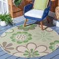 thumbnail image 2 of SAFAVIEH Outdoor CY4035A Courtyard Natural Brown / Olive Rug, 2 of 7