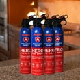 thumbnail image 5 of Prepared Hero Fire Spray - Mini Fire Extinguishers for House, Car, Garage - Kitchen Small Fire Extinguisher for Home, 100% Organic - Compact, Portable & Easy to Use, Non-Toxic - 8 Pack, 5 of 6