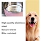 thumbnail image 3 of Cuencos colgantes para perros, cuencos medianos de acero inoxidable para jaulas y cajones, cuencos para comida y agua para perros, azul, 1,7 l, 3 of 5