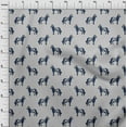 thumbnail image 3 of oneOone Cotton Poplin Fabric Horse Block Decor Fabric Printed BTY 42 Inch Wide, 3 of 4