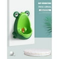 thumbnail image 6 of Frog Shape Hanging Baby Boy Standing Urinal, Portable Potty Trainer for Toddlers 8 Months-6 Years with Hanging Design, Cute Cartoon Safe Pp Material Encourages Independence, 6 of 9