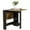 Rustic Brown, variant on HOMCOM Folding Drop Leaf Dining Table for 2-4 People, Space Saving Kitchen Table for Small Spaces, White and Oak