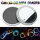 thumbnail image 1 of Fiudx Posavasos Led para Coche, Diseño de Sensor Inteligente, 7 Modos de Color, Recargable Por Usb, Luz de Acento Luminosa, Activación Automática de La Iluminación, Decoración Universal para El Inter, 1 of 7
