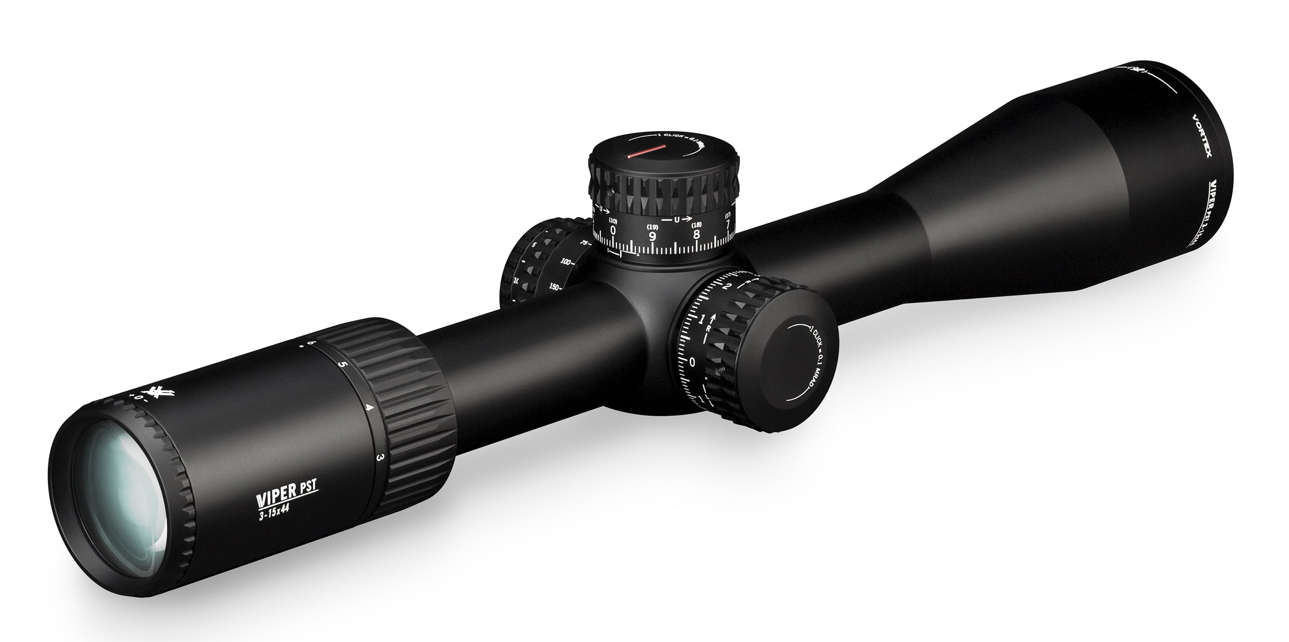 Vortex Optics Viper PST Gen II 3-15x44 First Focal Plane Riflescope - EBR-7C Reticle (MRAD)