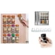 thumbnail image 3 of 4 Pcs Kitchen Spice Rack Wall-mounted Adhesive Seasoning Bottles Holder Cabinet Door Hooks Spice Bo, 3 of 5