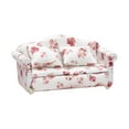 thumbnail image 2 of VINOIC Miniature Sofa Model, Small Floral Couch for Dollhouse Display Collectors, 2 of 4