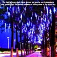 thumbnail image 5 of ZOELNIC LED Falling Rain Lights with 30cm 8 Tube 192 LEDs, Meteor Shower Light, Falling Rain Drop Lights, Icicle String Lights for Holiday Party Wedding Christmas Tree Decoration (Blue ,1Pack), 5 of 9