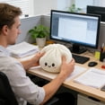 thumbnail image 4 of Giant Dumpling Squish for Adults, 10 Inch Jumbo Dumpling Stress Ball, Soft Squeeze Decompression Dough, Anxiety Relief Fidget, Adult Fidget Tool (White), 4 of 7