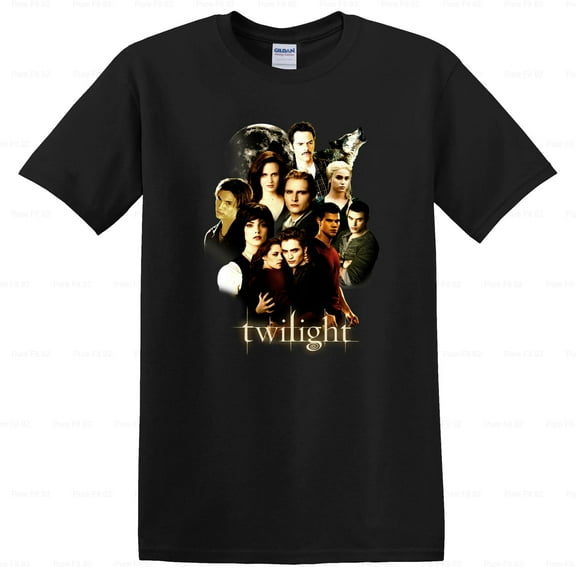 PureFit92 Twilight Vintage 90s Movie Fan Graphic Tee, for men & women, up to size 5XL.