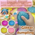 thumbnail image 2 of Dumpling Squishies,Mystery Dumpling Box,GlitterDumpling,AnxietyRelief Fidget, 2 of 8