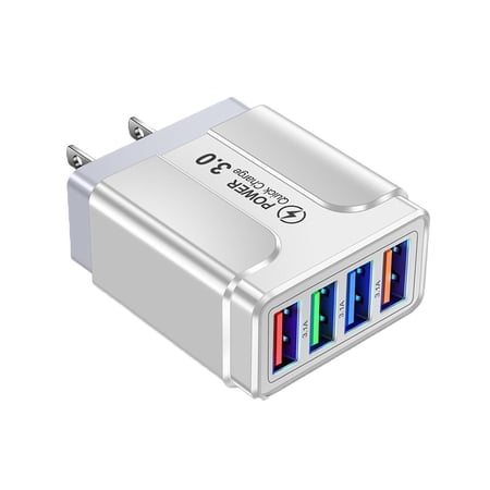 Caricabatterie Rapido USB 4 Porte Quick Charge 3.0 Adattatore - Foto 9