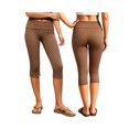 thumbnail image 2 of LMLYSoH Women's Slim Fit Capri Pants Dot Print Leggings Elastic Waistband Cropped Trousers for Party, Daily Wear, 2 of 9