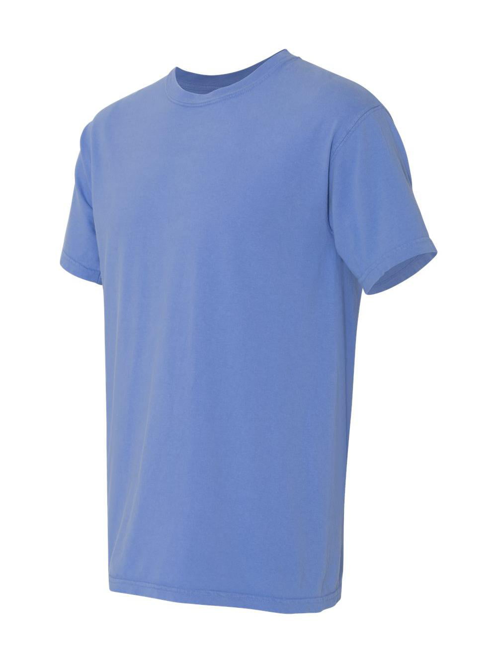 Comfort Colors photography Mustard Shirt mockup Garment Dyed Heavyweight Ringspun Short Sleeve Shirt 1717 flat lay