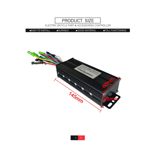 Ebike Controller 36V48V 750W 1000W Brushless KT 30A Sine Wave