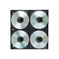 thumbnail image 3 of Fellowes CD Binder Sheet - page de Classeur CD - Capacité: 8 CD - Noir, Transparent (Lot de 25), 3 of 3