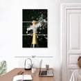 thumbnail image 3 of Elephant Stock Champagne Bottle Wall Art - Vertical Multi Panel Canvas - Dining Room Wall Decor - Food And Drink Multi Panel - Black And Gold Decor - 20" x 32", 3 of 8