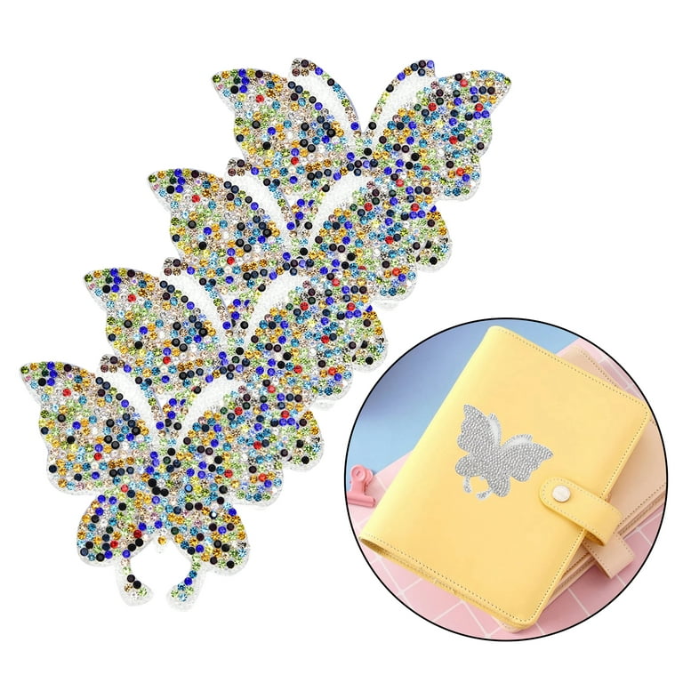 Multicolor Butterfly Iron On Embroidered Patches On Kids Clothes DIY Patch  Applique Stickers On Jeans Badges