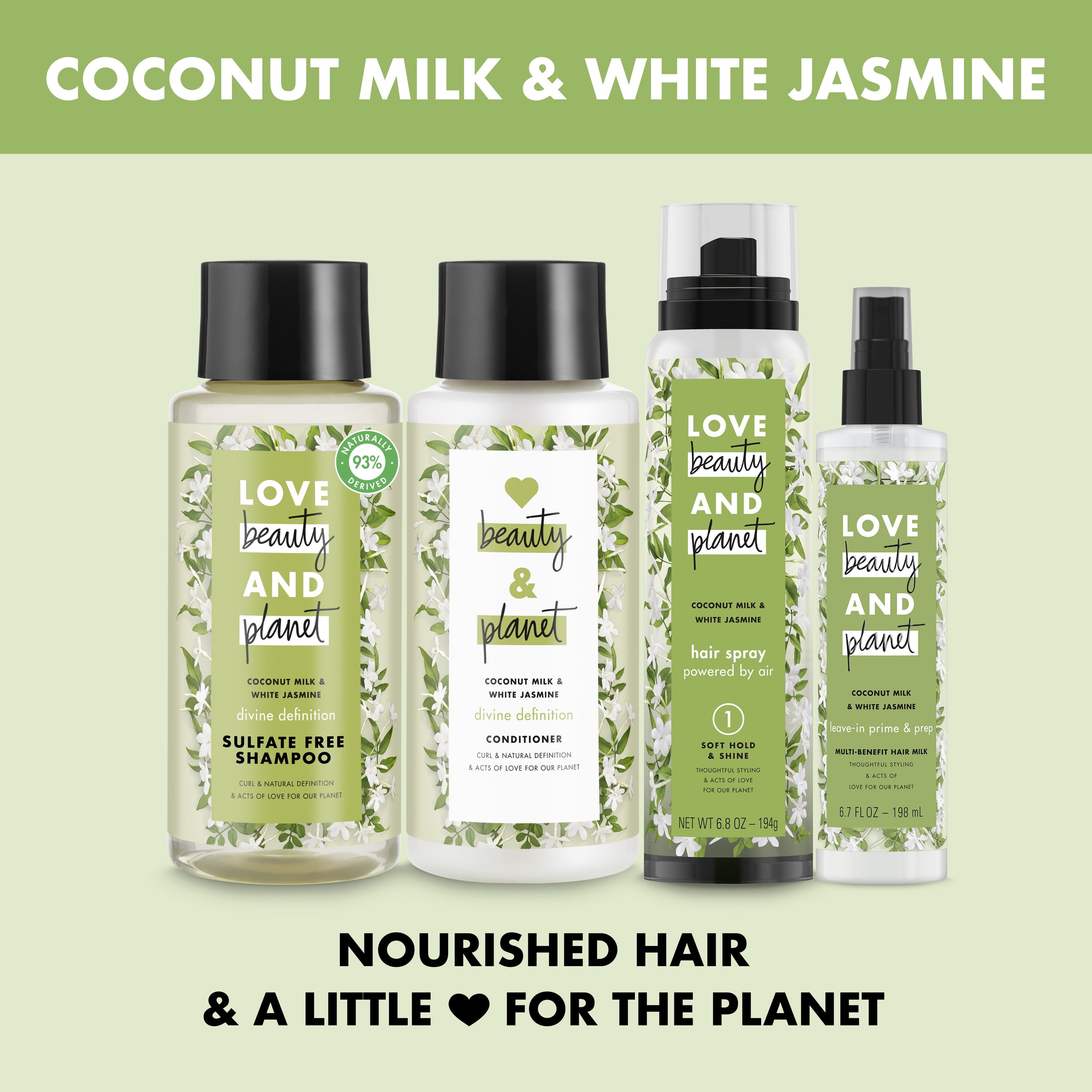 Love Beauty And Planet Divine Definition Shampoo Coconut Milk