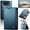 Blue, variant on For iPhone Duo Case with Card Holder, Wallet Case for Women Men with RFID Blocking, Durable Leather Kickstand Magnetic Clasp Shockproof Phone Case