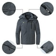 Tyhengta Men's Waterproof Ski Jacket Warm Winter Snow Coat Mountain