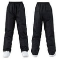 thumbnail image 6 of ZQUUVOU Men's and Women's Snow Pants Heavyweight Waterproof Cold Weather Skiing Warm Snowboard Windproof Ski Pants Black, 6 of 6