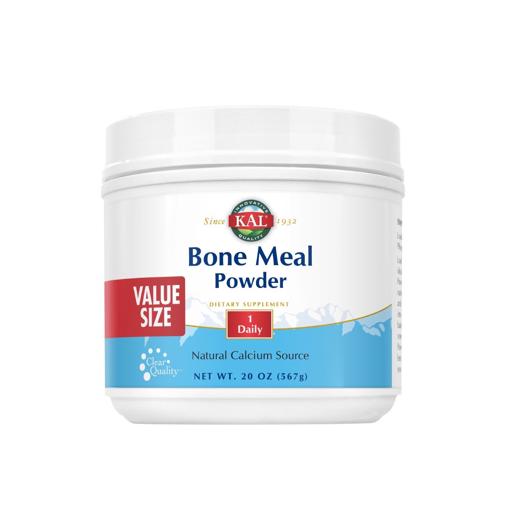 KAL Bone Meal Powder Sterilized & Edible Supplement Rich in Calcium, Phosphorus, Magnesium