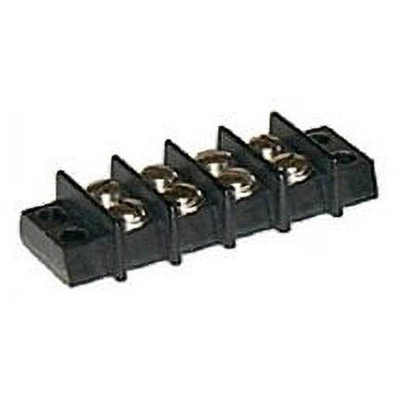 FIRST SOURCE 10 Amp Double Row Terminal Block - 4 Rows