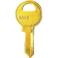 thumbnail image 1 of Brass Finish Key Blanks, Uncut Blank Keys, Pack Of 50 Keys, 1 of 4